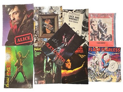 Lot 132 - A collection of ALICE COOPER tour programmes,...