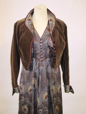 Lot 13 - Anna Belinda: a printed silk sleeveless dress...
