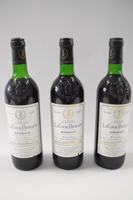 Lot 7 - 1985 La Cour Pavillon, Bordeaux, 3 bottles