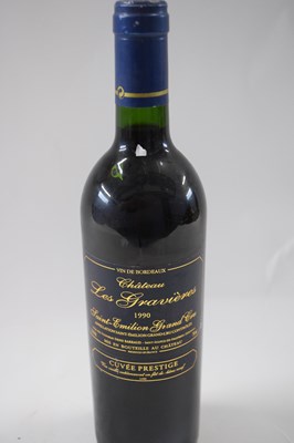 Lot 13 - 1990 Chateau Les Gravieres, Grand Cru, St...