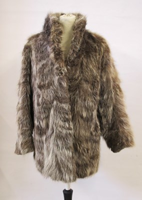 Lot 686 - A lady's fur jacket, with front patch pockets