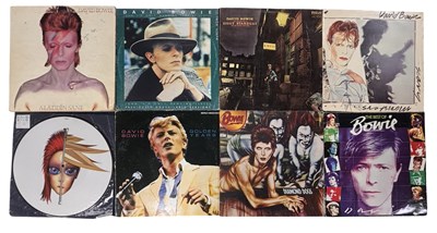 Lot 226 - DAVID BOWIE: 8 x 12'' vinyl LPs, to include:...