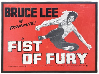 Lot 184 - Fist Of Fury (1972), British Quad. Director Lo...