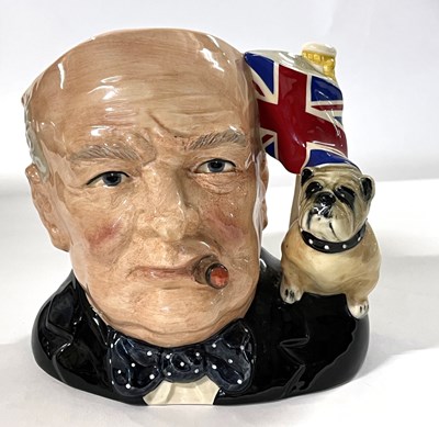 Lot 334 - Royal Doulton: Winston Churchill Character Jug of the year 1992: D6907