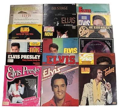Lot 134 - 18 x 12'' Elvis records, to include: Easy Come,...