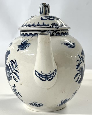 Lot 44 - A Booths Worcester style teapot and cover with...