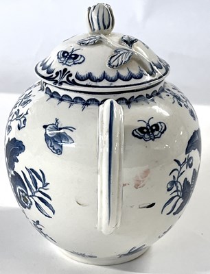 Lot 44 - A Booths Worcester style teapot and cover with...
