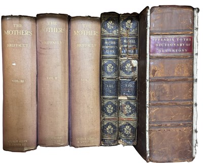 Lot 819 - ONE BOX: Mixed antiquarian, to include 3 vols....