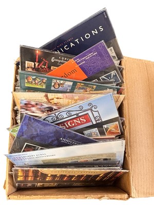 Lot 1151 - ONE BOX: A quantity of GB presentation packs,...