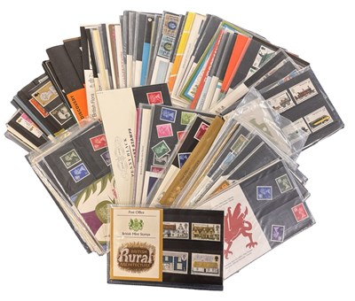 Lot 1153 - ONE BOX: A quantity of GB presentation packs,...