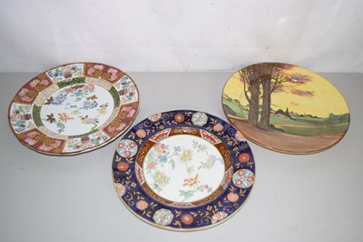 Lot 502 - An Ashworths iron stone china plate with...