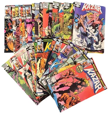 Lot 39 - MARVEL: KA-ZAR THE SAVAGE, complete run,...