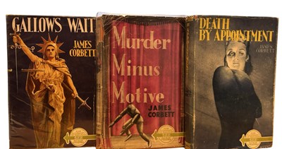 Lot 206 - JAMES CORBETT: 3 Titles: GALLOWS WAIT, London,...