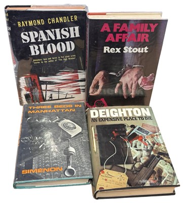 Lot 205 - CRIME FIRSTS: 4 Titles: LEN DEIGHTON: AN...