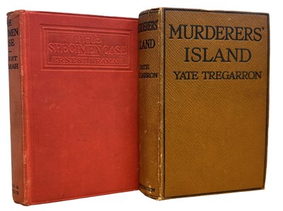 Lot 210 - CRIME FIRSTS: ERNEST BRAMAH: THE SPECIMEN CASE,...