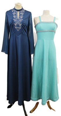 Lot 12 - Two 1970's evening dresses, one by English...