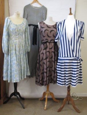 Lot 18 - Four lady's dresses, c. 1960-1980, (4)