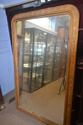 Lot 378 - A large 19th Century gilt over mantel mirror...