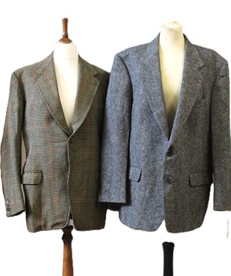 Lot 155 - Two gentleman's tweed jackets: to include a...