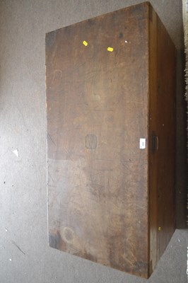Lot 430 - A 19th Century camphor wood chest of hinged...