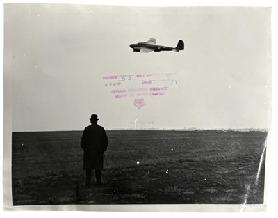 Lot 1183 - SIR WINSTON CHURCHILL[?] B/W photograph of the...