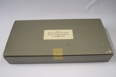 Lot 11 - Boxed selection of whisky miniatures