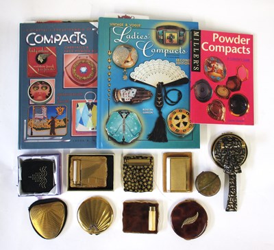 Lot 102 - Ten compacts, including a Kigu basket compact...