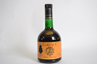Lot 123 - One bottle Carlos I brandy