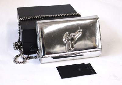 Lot 90 - Giuseppe Zanotti: a metallic silver 'Shooting...