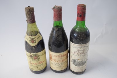 Lot 92 - Three bt various French table wines