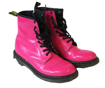 Lot 83 - Dr Martens: a pair of fuschia pink Air Wair,...