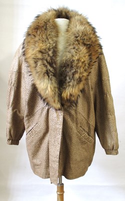 Lot 32 - J Percy for Marvin Richards: a leather and fur...