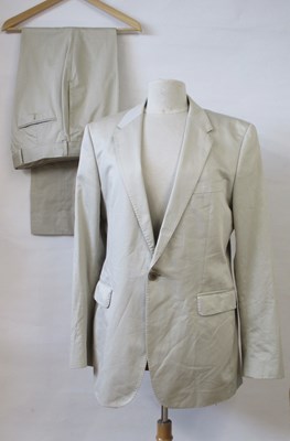Lot 153 - Paul Smith: a two piece beige cotton suit,...