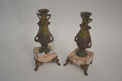 Lot 484 - A pair of late 19th Century French patternated...