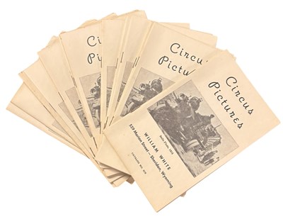 Lot 307 - A quantity of CIRCUS PICTURES CATALOGUE NUMBER...