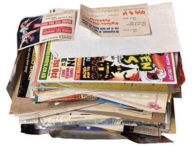 Lot 313 - A large box of mixed Circus related ephemera,...