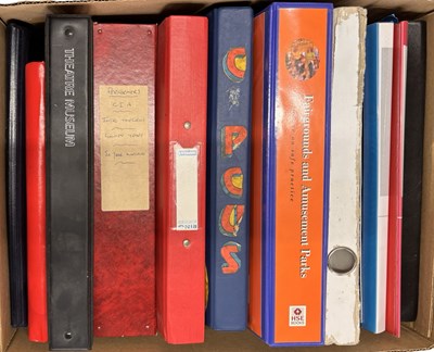 Lot 316 - Various folders of Circus ephemera, to include...