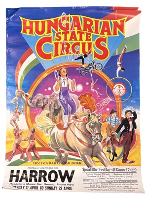 Lot 319 - A large box of rolled Circus and Entertainment...