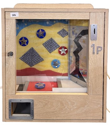 Lot 391 - A penny-operated magic / illusions box...