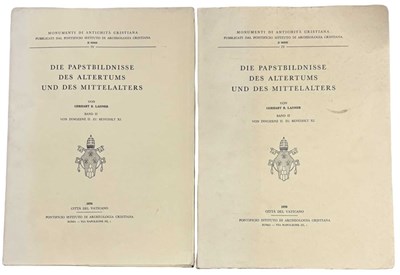 Lot 878 - GERHART B LADNER: DIE PAPSBILDNISSE DES...