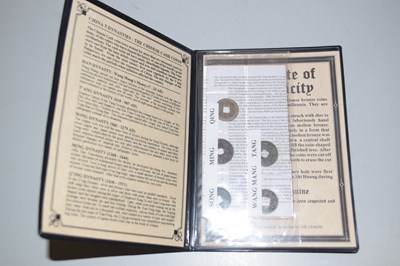 Lot 123 - A case of Chinese bronze coins