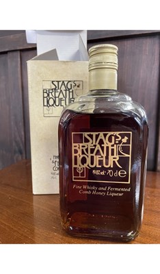 Lot 245 - One bottle Stags Breath Liqueur by Meikles of...