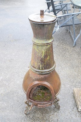 Lot 40b - Iron chiminea