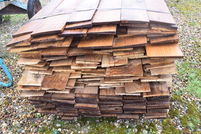 Lot 106c - Large quantity of feather edged fencing panels,...