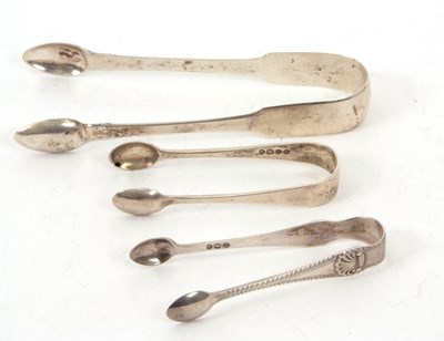 Lot 108 - A pair of George IV silver fiddle pattern...