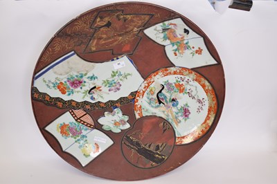 Lot 30 - Japanese Porcelain Charger Meiji Period