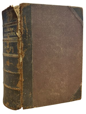 Lot 575 - POST OFFICE GLASGOW DIRECTORY FOR 1879 - 1880,...
