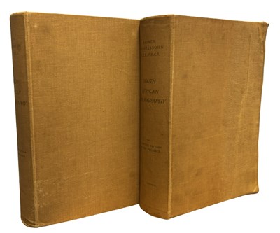 Lot 650 - SIDNEY MENDELSSOHN: SOUTH AFRICAN BIBLIOGRAPHY,...