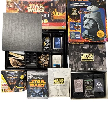 Lot 94 - STAR WARS: A collection of various bard games,...