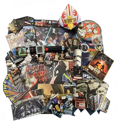 Lot 92 - STAR WARS: A collection of various memorabilia,...